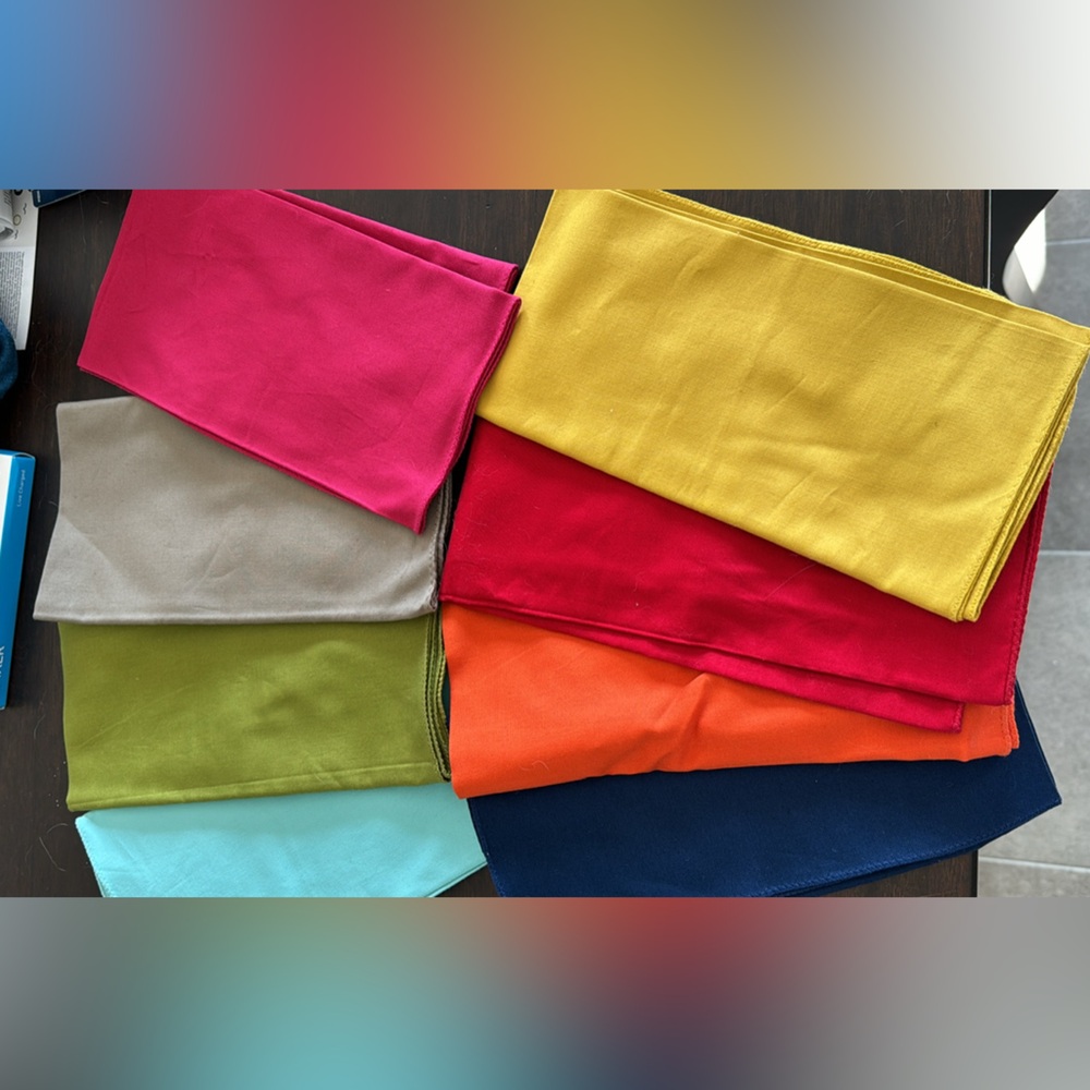 Multicolored Napkins NWOT